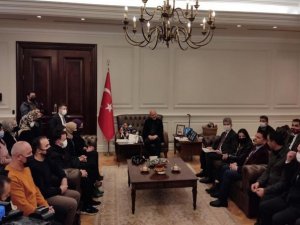 Bakan Soylu, gönül radyosu çalışanlarını kabul etti