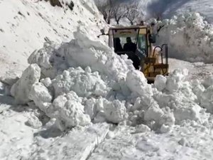 Esendere yoluna çığ düştü