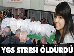 Sınava kalbi dayanamadı