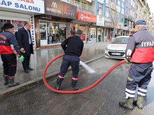 Hakkari belediyesinde bahar temizliğj