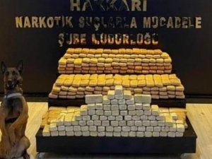 Bir araçta 241 kilo eroin ele geçirildi
