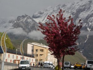 Hakkari Sümbül dağına kar yağdı