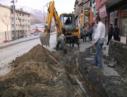 Şemdinli'de altyapı çalışmaları