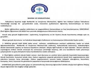 Basın ve kamuoyuna