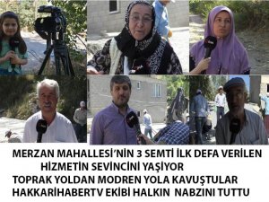 Merzanda yılların özlemine belediye son verdi