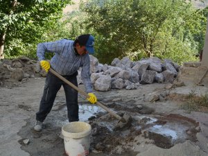 Mahalle sakinlerinden belediyeye destek