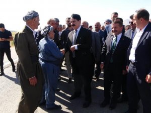 Aşiret liderine coşkulu karşılama