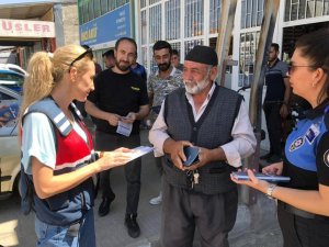 ‘Kadına El Kalkamaz’ bilgilendirmesi