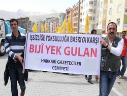 Hakkari'de 1 mayıs kutlamaları