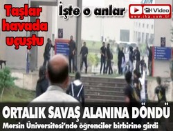 Öğrenciler birbirine girdi