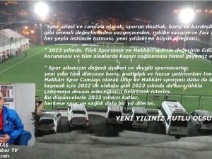 Spor Yazarı Taş’tan yeni yıl mesajı