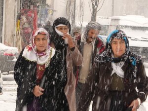 Yüksekova'da yoğun kar yağışı