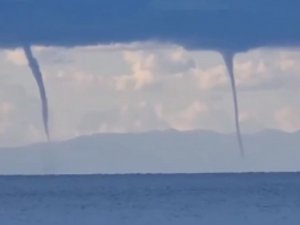 İzmir'de hortum paniği