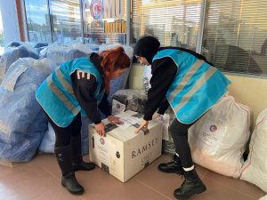 ÇOMÜ’den ilk paketler yola çıktı