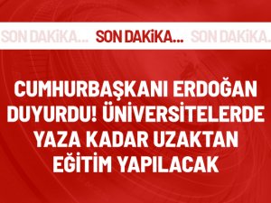 Üniversitelerde yaza kadar uzaktan eğitim yapılacak