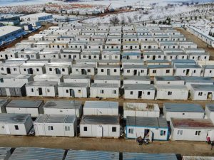 Malatya'da 10 bin kişilik konteyner kuruldu