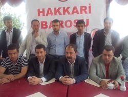 Hakkari'de baro başkanları toplantısı