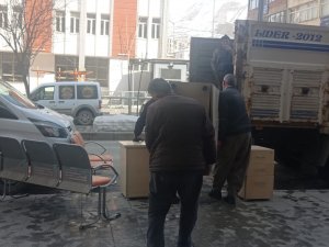Hakkari SGK binası boşaltıldı