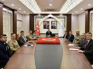 Hakkari'de seçim güvenliği toplantısı yapıldı
