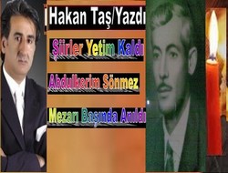 Şiirler yetim kaldı