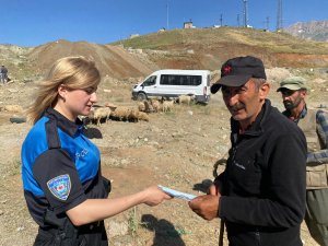 Hakkari polisinden sahte para bilgilendirmesi