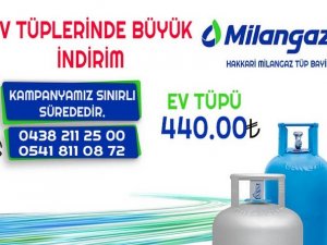 Hakkari Milangaz'dan dev indirim