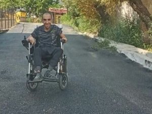 Engeli vatandaşın asfalt sevinci