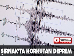 Şırnak'ta deprem
