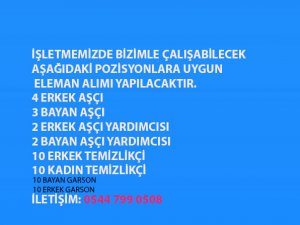 Hakkari'de 1 işletmeye 51 personel alınacak