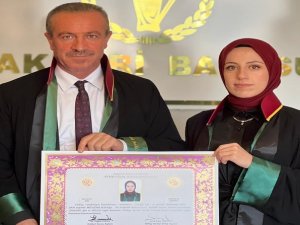 Hakkari Barosunda ruhsat töreni