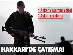 Hakkari'de çatışma