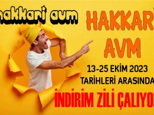 Hakkari AVM' den Ekim ayı indirimi