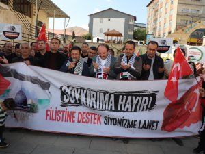 Hakkâri’de “Filistin’e destek Siyonizm’e lanet” mitingi