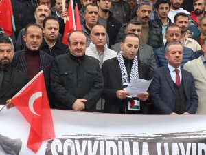 Hakkari ASKF Filistin'deki katliamı kınadı