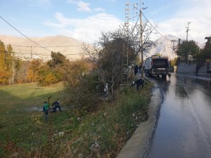 Hakkari Merzan'da temizlik seferberliği