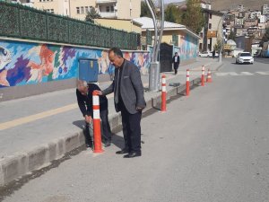 Hakkari Belediyesi duba çalışması başlattı
