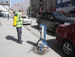 Hakkari'de sivrisinek haşerlerde mücadele çalışması