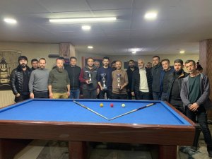 3 bant bilardo turnuvası sona erdi