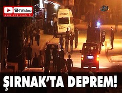 Şırnakta deprem