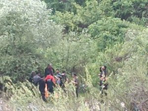 Dağda düşen kadın için ekipler seferber oldu