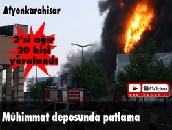 Mühimmat deposunda patlama