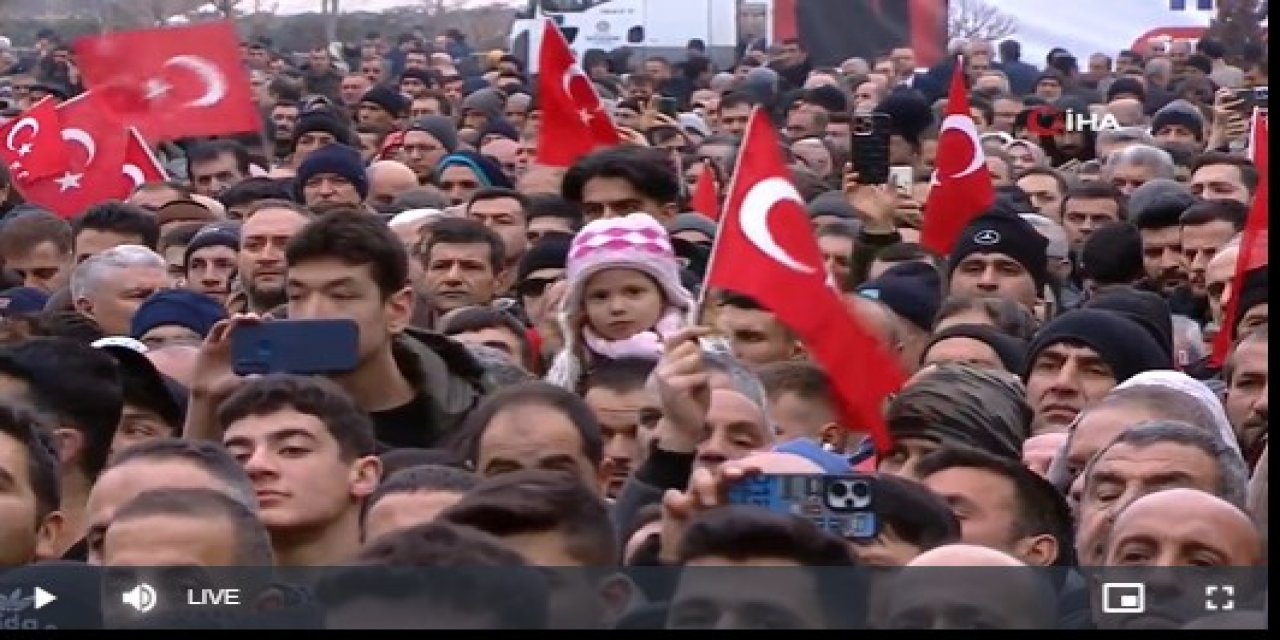 Cumhurbaşkanı Erdoğan'a sevgi seli