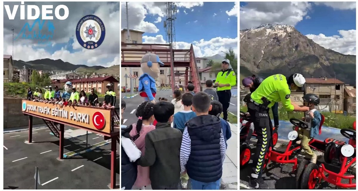 Hakkari Emniyet'ten Sümbül Anaokulu'na Trafik Eğitimi