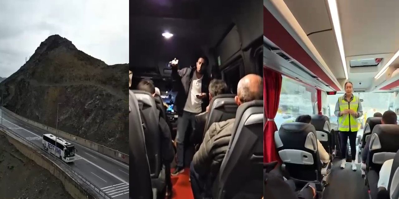 Hakkari'de otobüste sivil polis denetimi