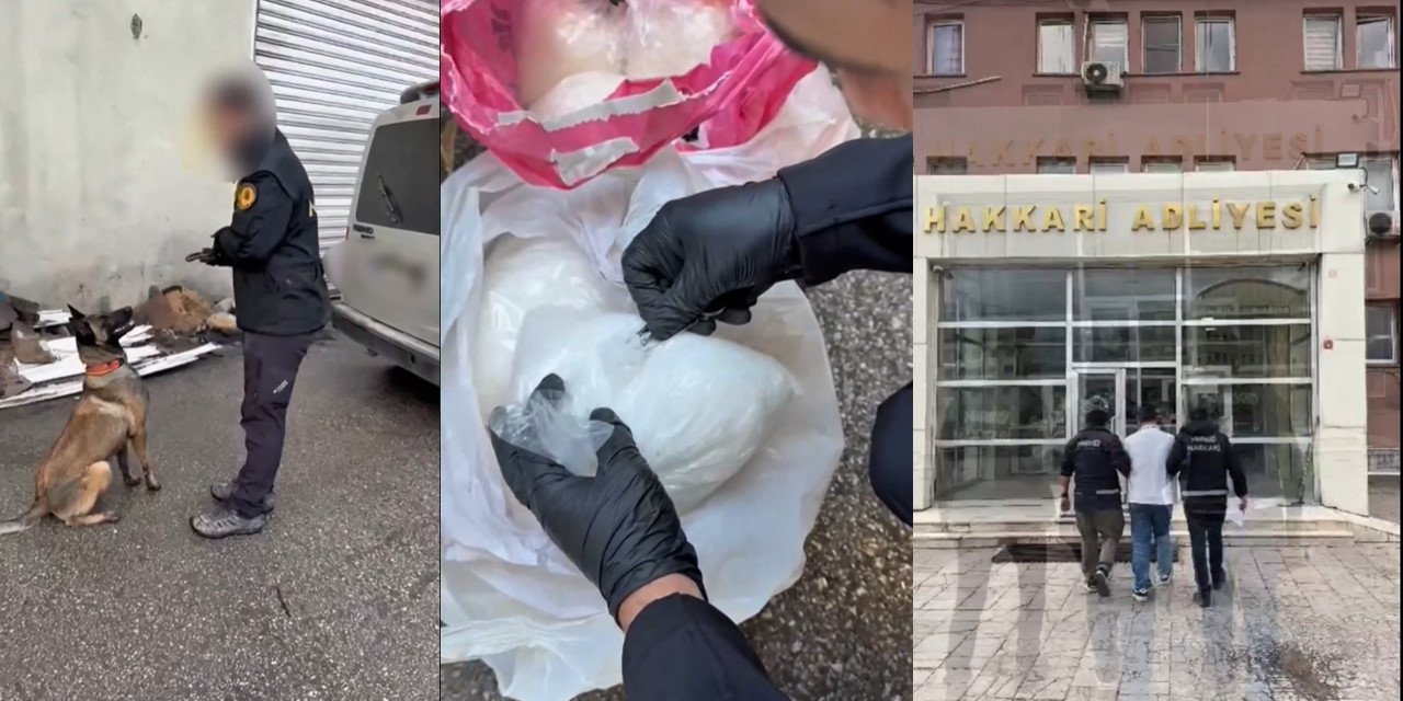 Hakkari'de 35 Kilo Uyuşturucu Ele Geçirildi: 3 şüpheli tutuklandı