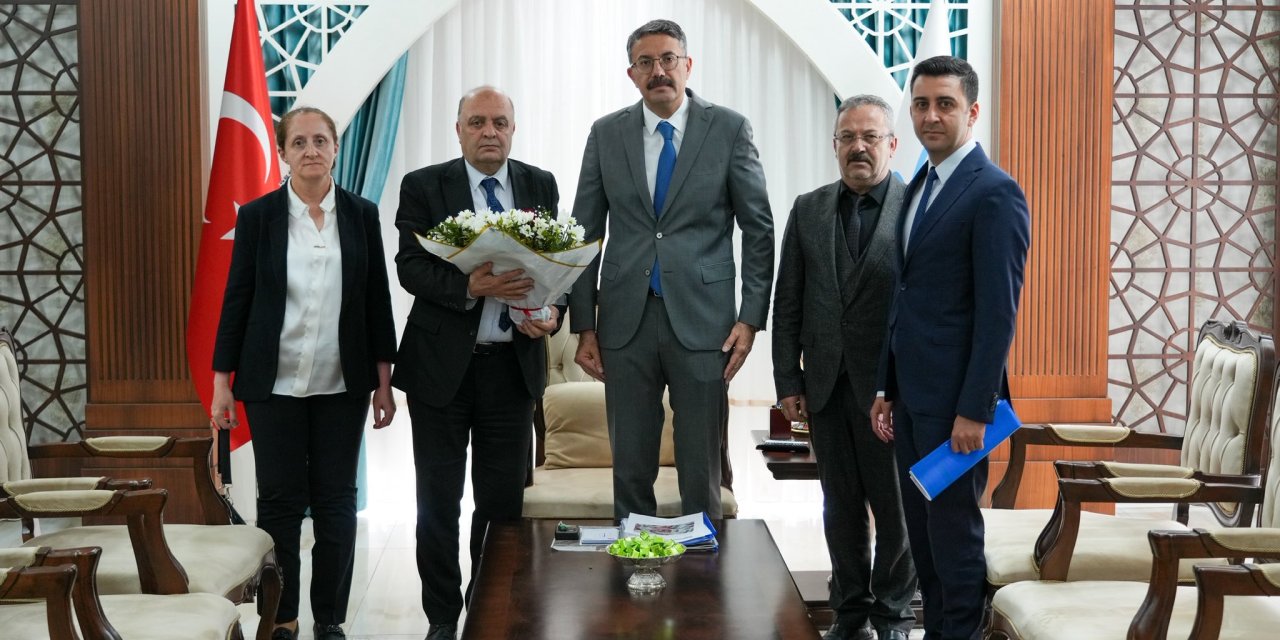 Sosyal Güvenlik Haftası’nda Vali Ali Çelik’e Nezaket ziyareti