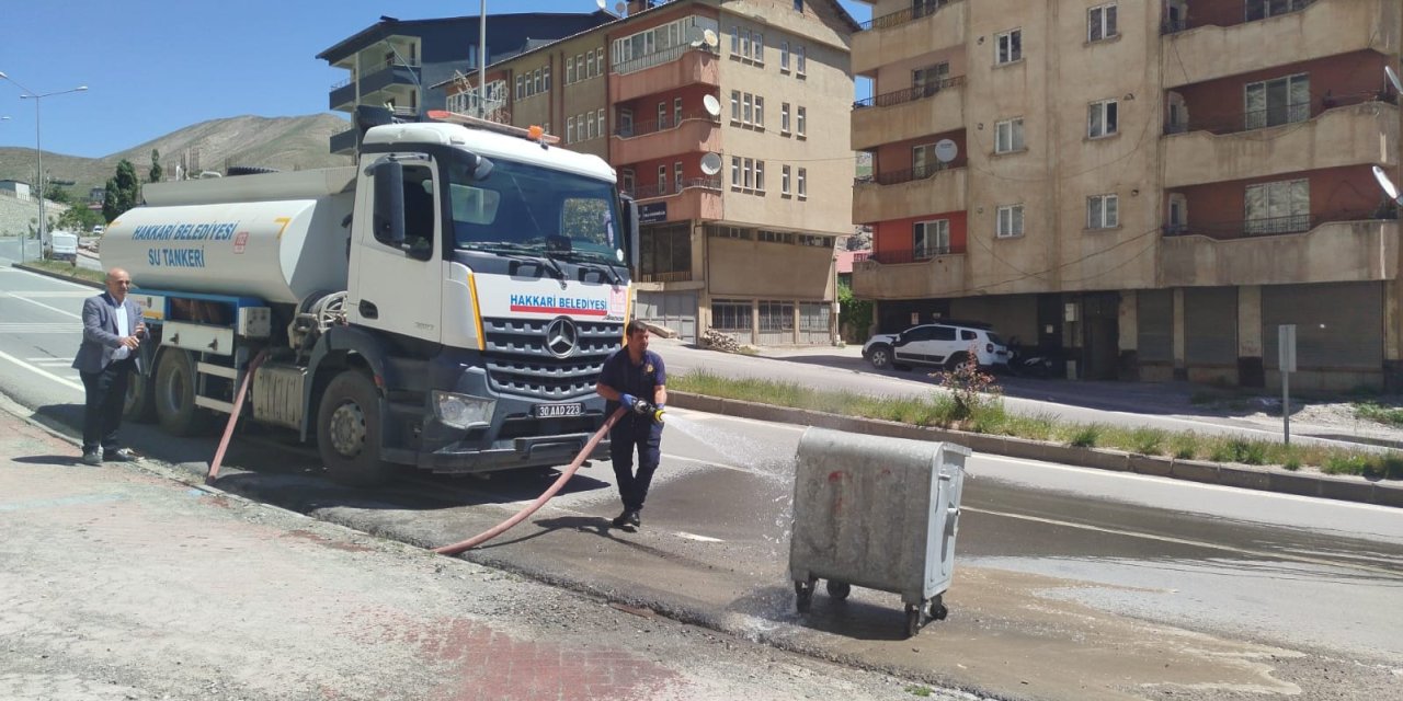 Hakkari Belediyesi’nden Hijyen hamlesi daha