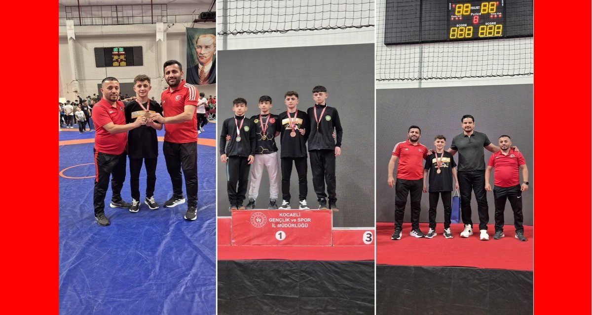 U15 Güreş Şampiyonası'nda Büyük Başarı