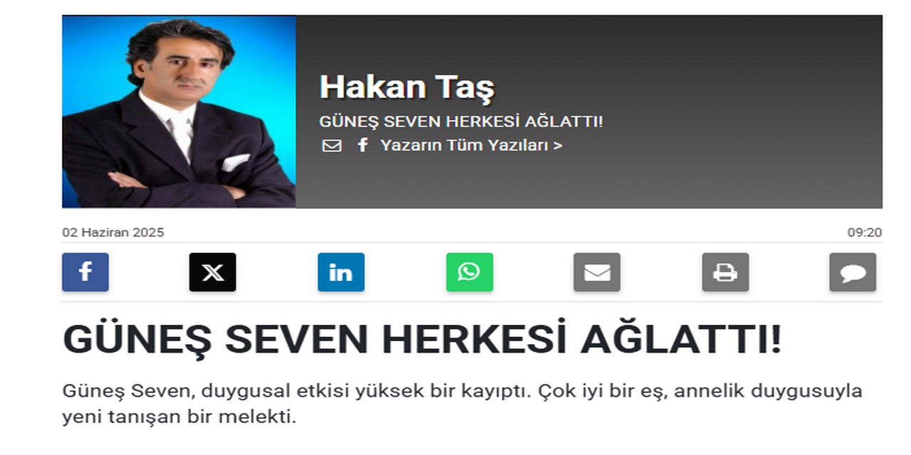 GÜNEŞ SEVEN HERKESİ AĞLATTI!