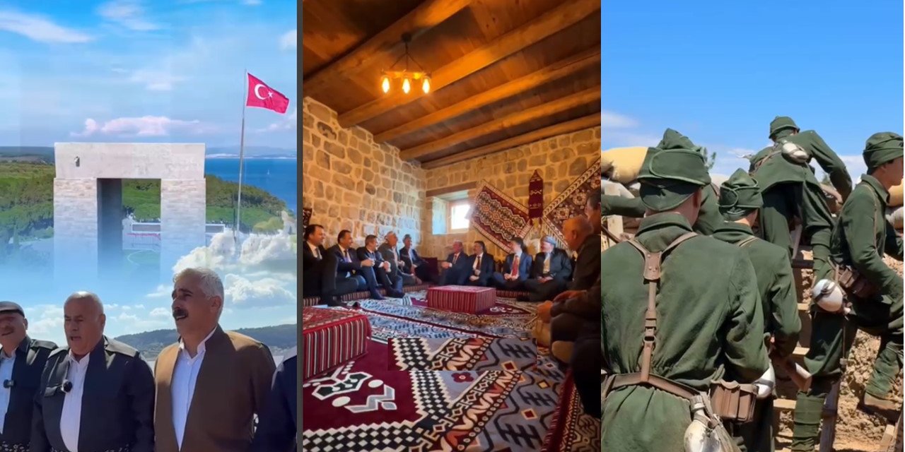 Dengbêjlerden Çanakkale şehitliği’nde duygulu ağıt